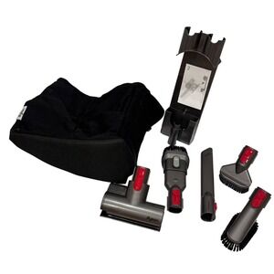 Genuine Dyson Vacuum Attachment‎ Set with Dock Bag Gray Red Quick Release Tools